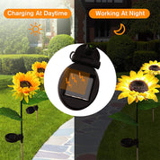Outdoor Solar Sunflower Lights