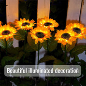 Outdoor Solar Sunflower Lights