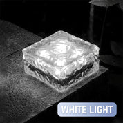 Solar Led Ice Cube Brick Light
