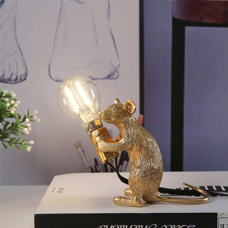 Mouse Shape Resin Creative Desk Light