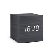 digital wooden alarm clock