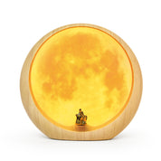 Moon Wood Table Lamp