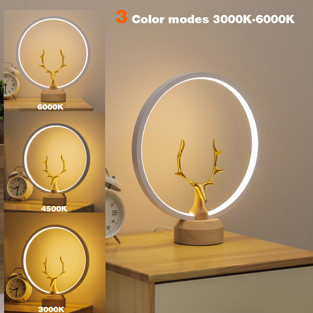 wood table lamp