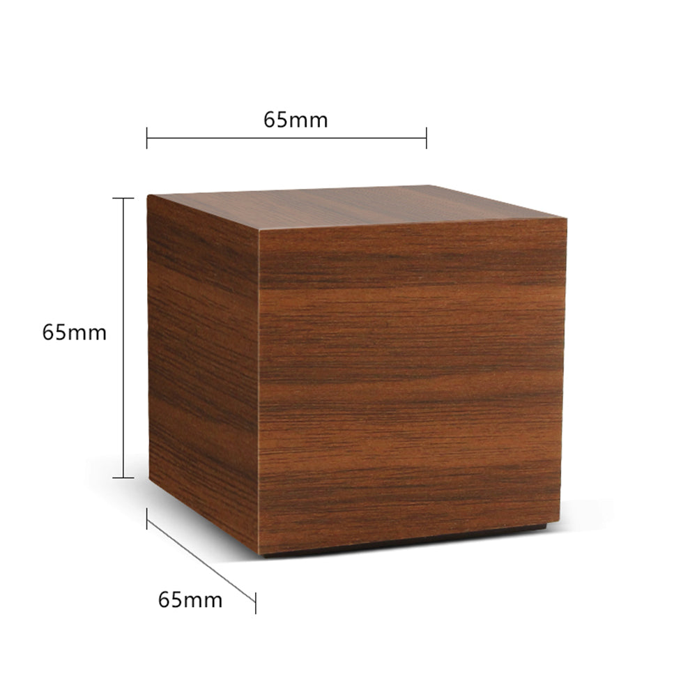 digital wooden alarm clock