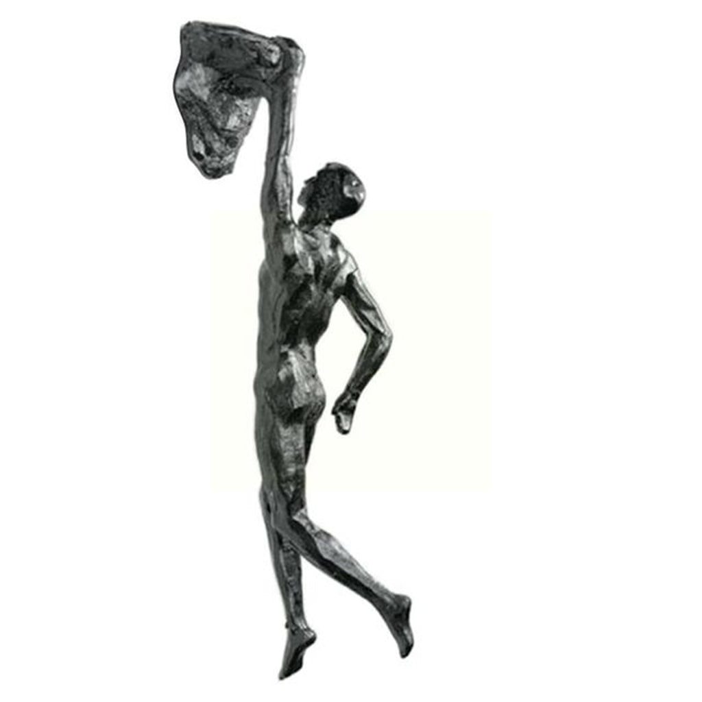 climbing man wall sculpture
