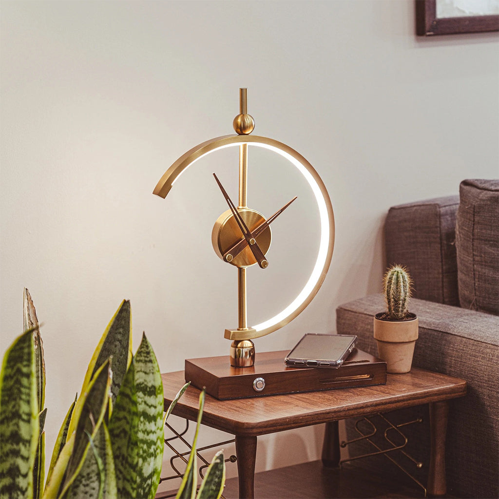 LED Khonsu Lamp Clock