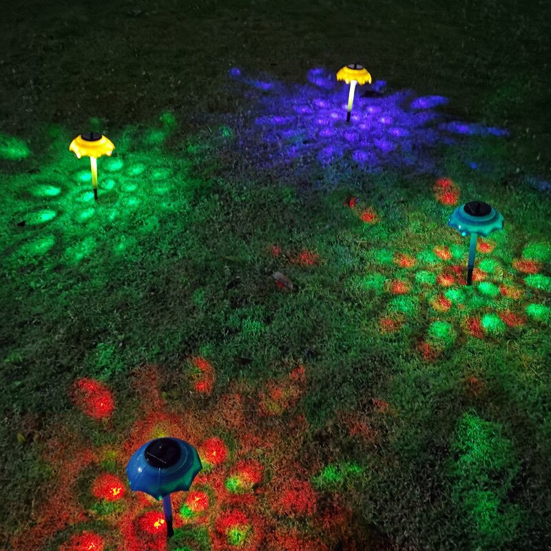 Mini Umbrella LED Solar Garden Light