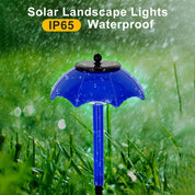 Mini Umbrella LED Solar Garden Light