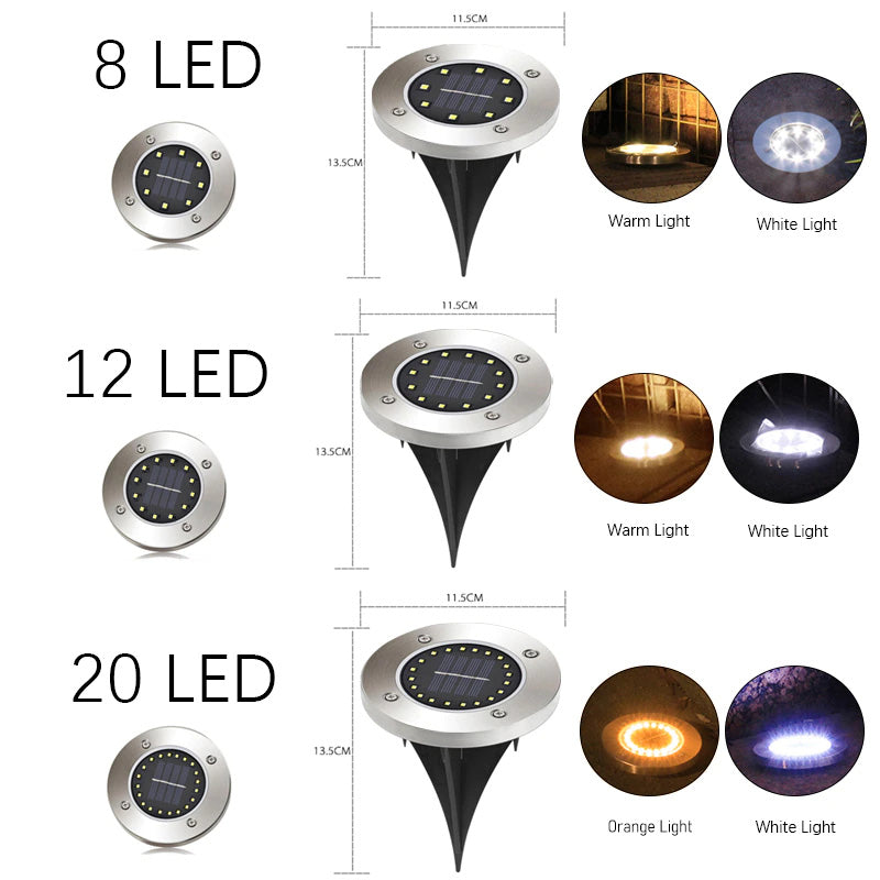 Outdoor Solar Powered Ground Light