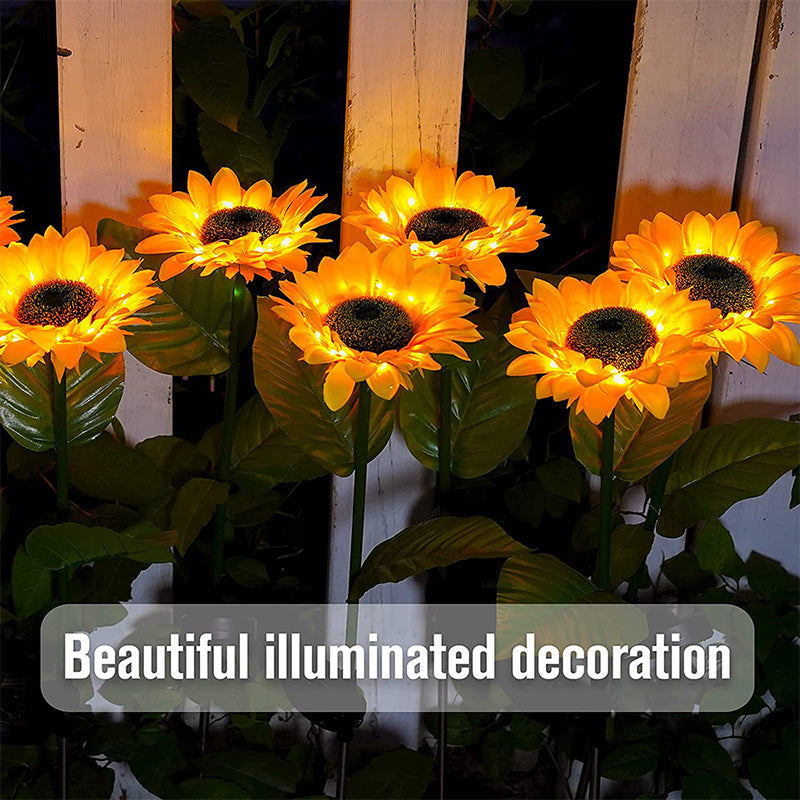 Outdoor Solar Sunflower Lights
