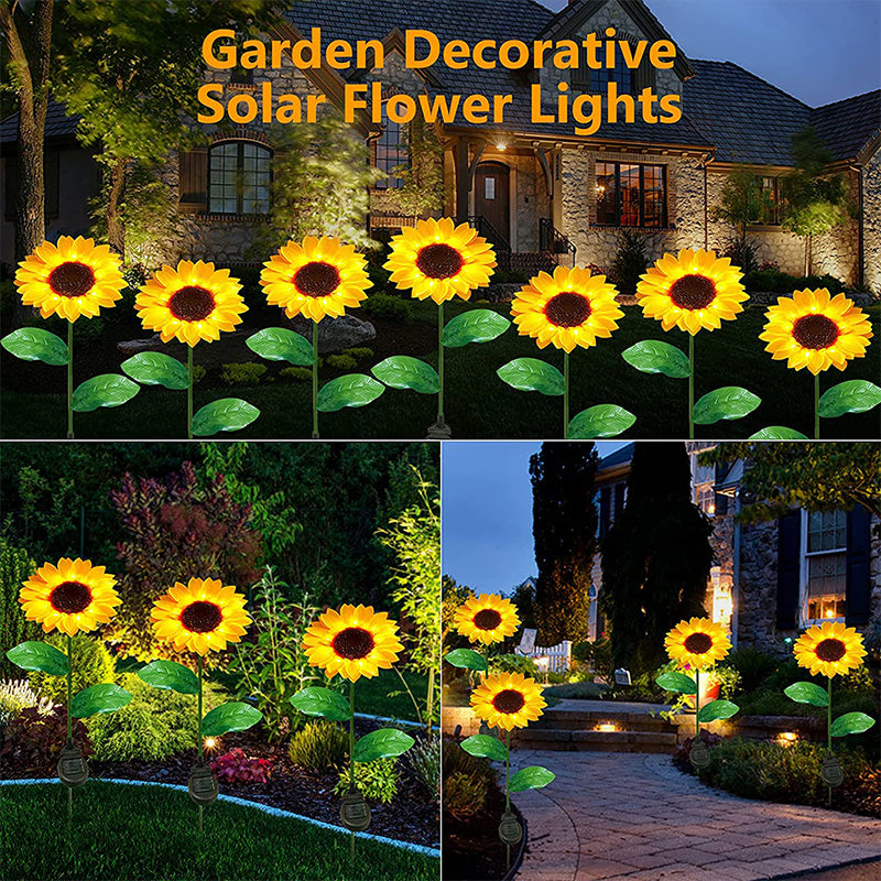 Outdoor Solar Sunflower Lights