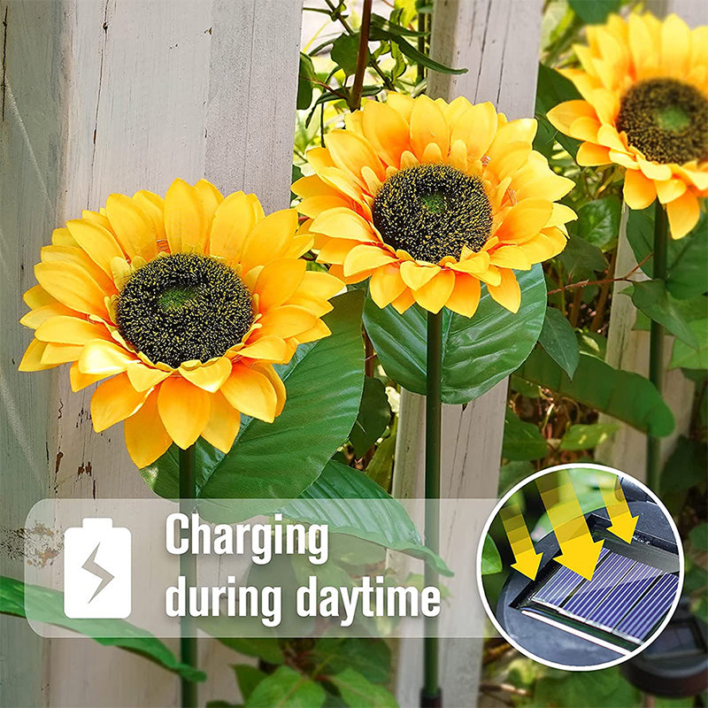 Outdoor Solar Sunflower Lights