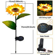 Outdoor Solar Sunflower Lights