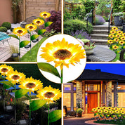 Outdoor Solar Sunflower Lights