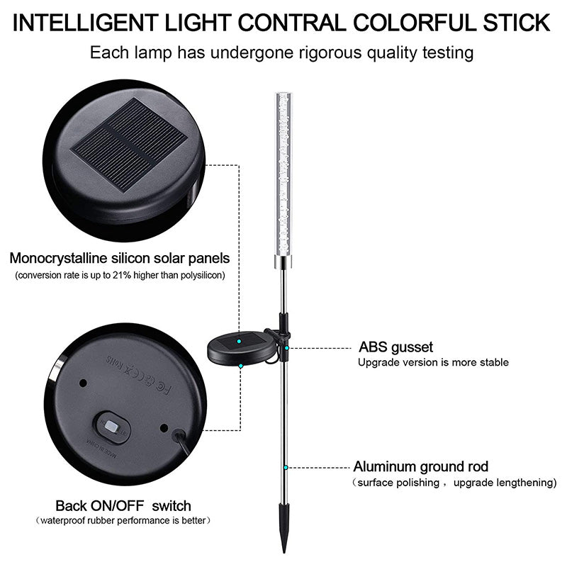 Solar Acrylic Bubble Stake Lights