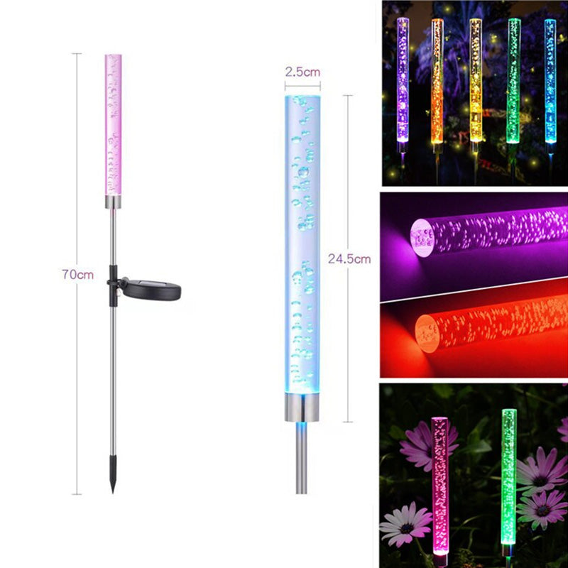 Solar Acrylic Bubble Stake Lights