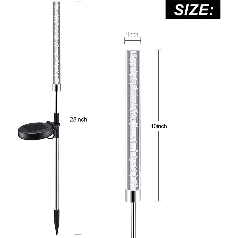 Solar Acrylic Bubble Stake Lights