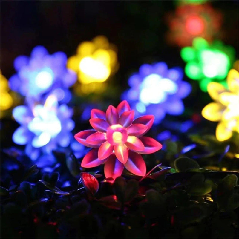 Solar Cherry Blossom String Light