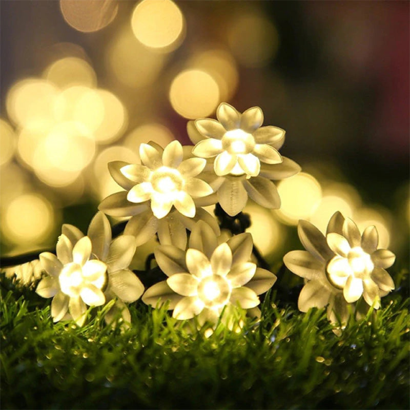 Solar Cherry Blossom String Light