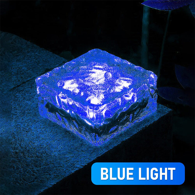 Solar Led Ice Cube Brick Light
