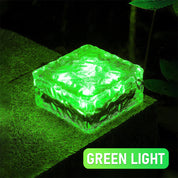 Solar Led Ice Cube Brick Light
