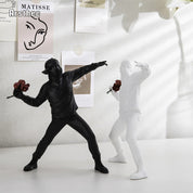 Banksy Graffiti Pop Art Sculpture