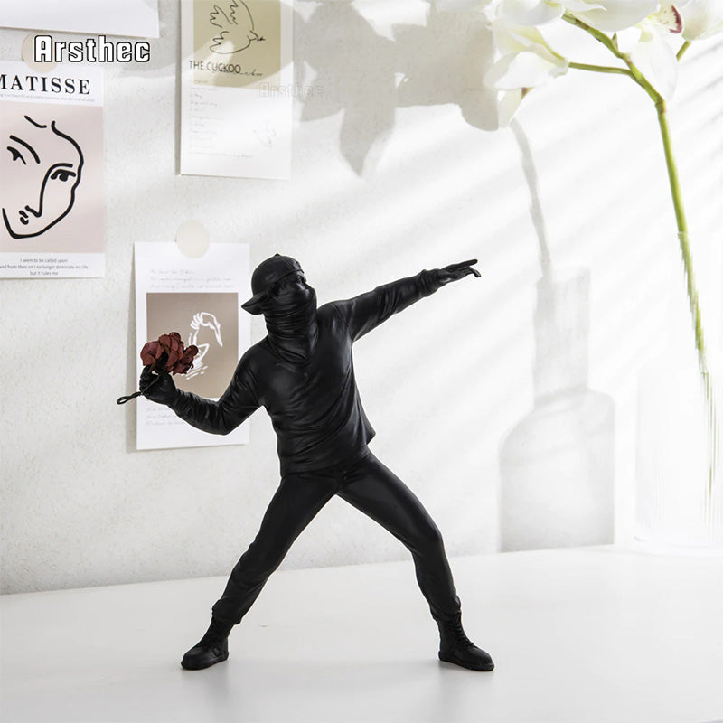 Banksy Graffiti Pop Art Sculpture
