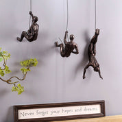 climbing man wall art