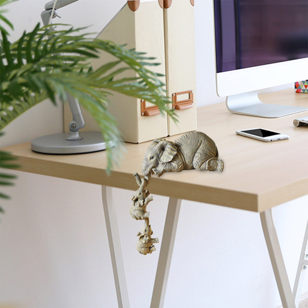 elephant hanging decor statue