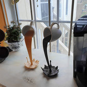 Floating Coffee Cup Sculpture