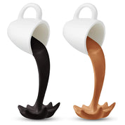 Floating Coffee Cup Sculpture