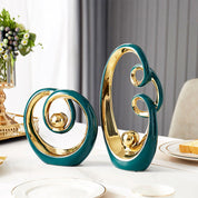 Modern Abstract Art Ceramic Statue