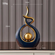 Modern Abstract Art Ceramic Statue