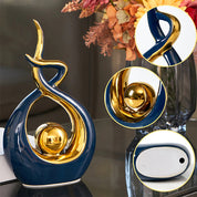 Modern Abstract Art Ceramic Statue