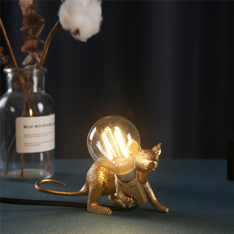 Mouse Shape Resin Creative Desk Light
