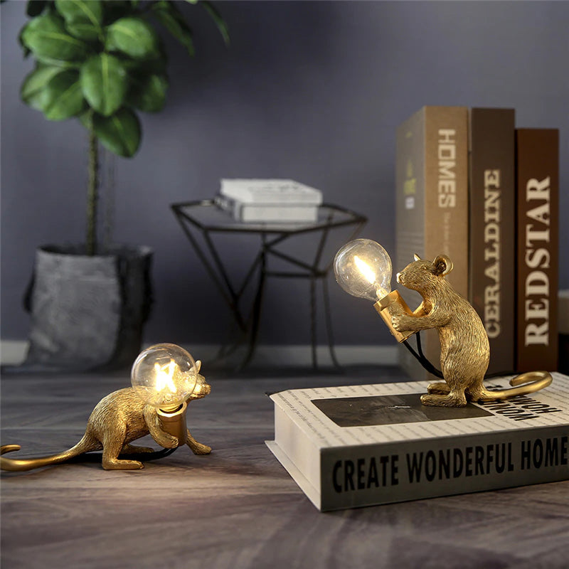 Mouse Shape Resin Creative Desk Light