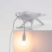 Resin Crow Bird Decorative Lamp