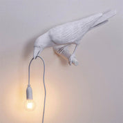 Resin Crow Bird Decorative Lamp