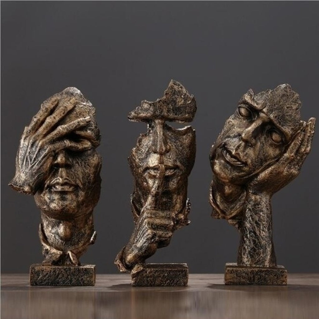 Silence Is Gold Statue