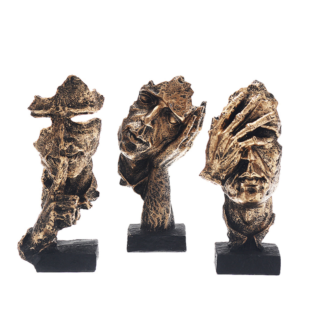 Silence Is Gold Statue