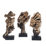 Silence Is Gold Statue