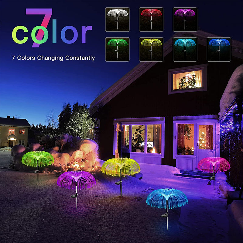 Solar Garden Jellyfish Lights