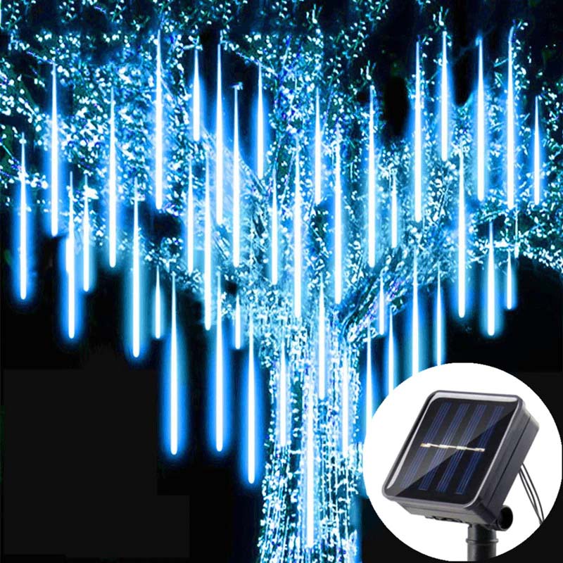 Solar LED Meteor Shower Light