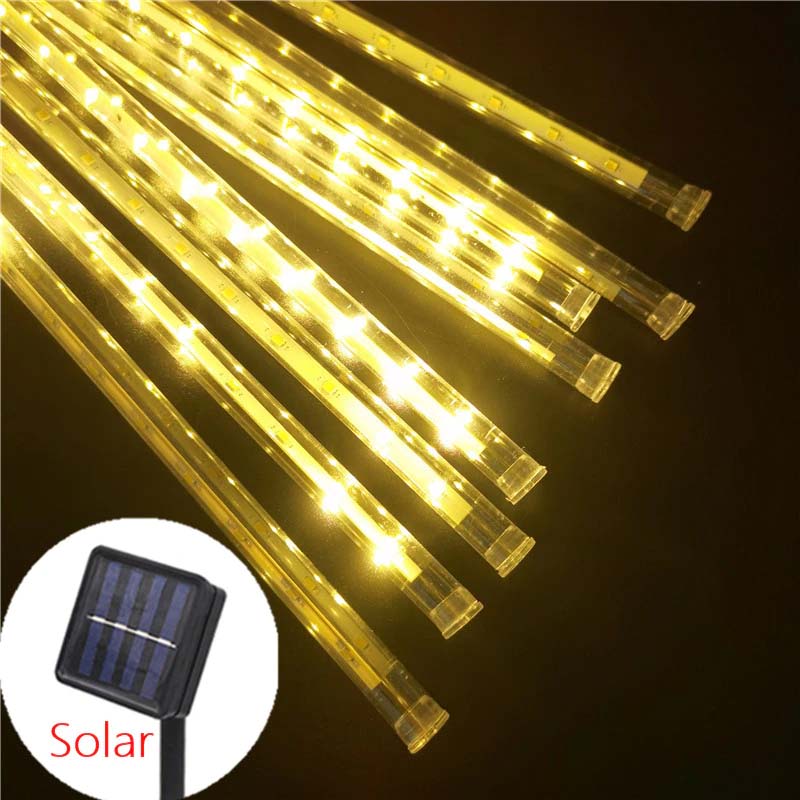Solar LED Meteor Shower Light