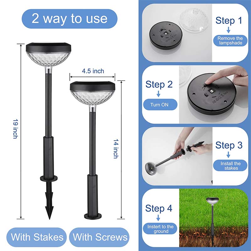Solar Pathway Lights Outdoor