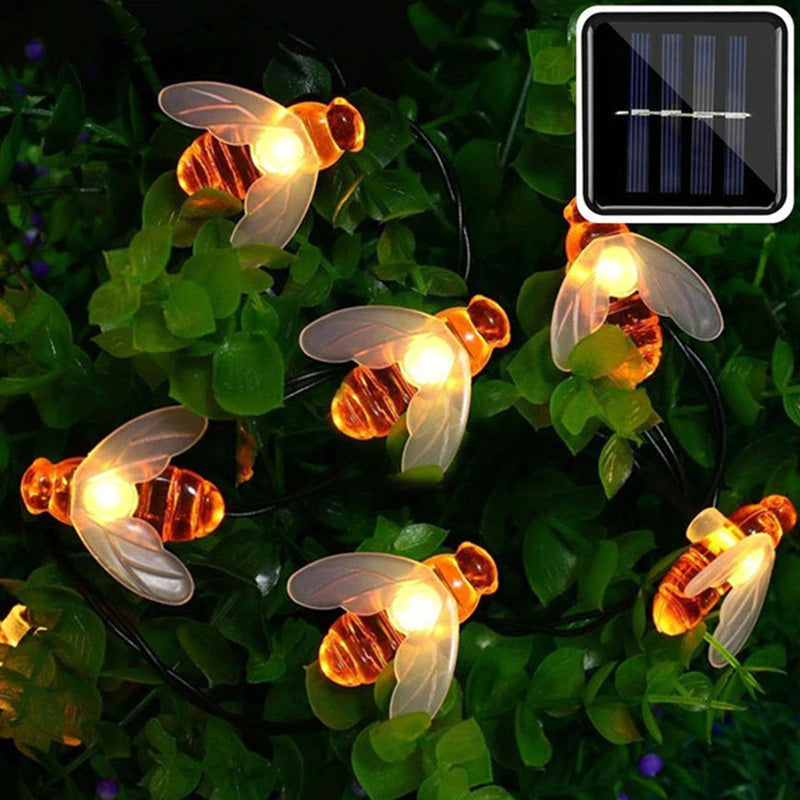 Solar Bee String Lights