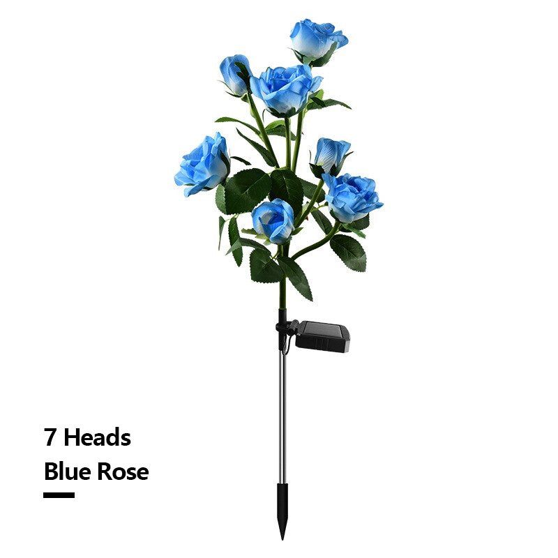Solar Simulation Rose Flower