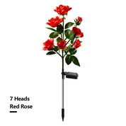 Solar Simulation Rose Flower