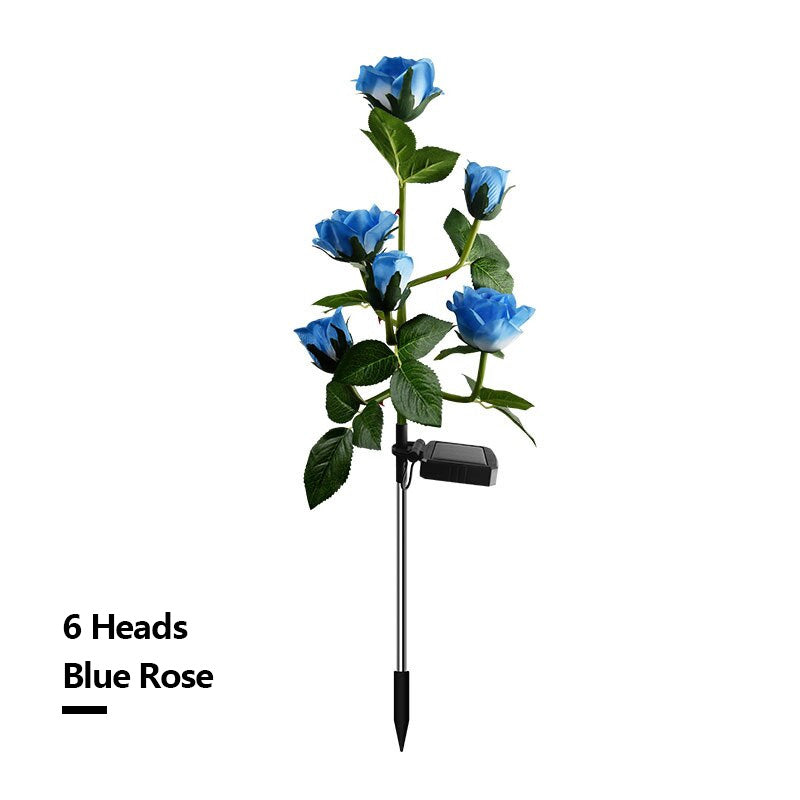 Solar Simulation Rose Flower