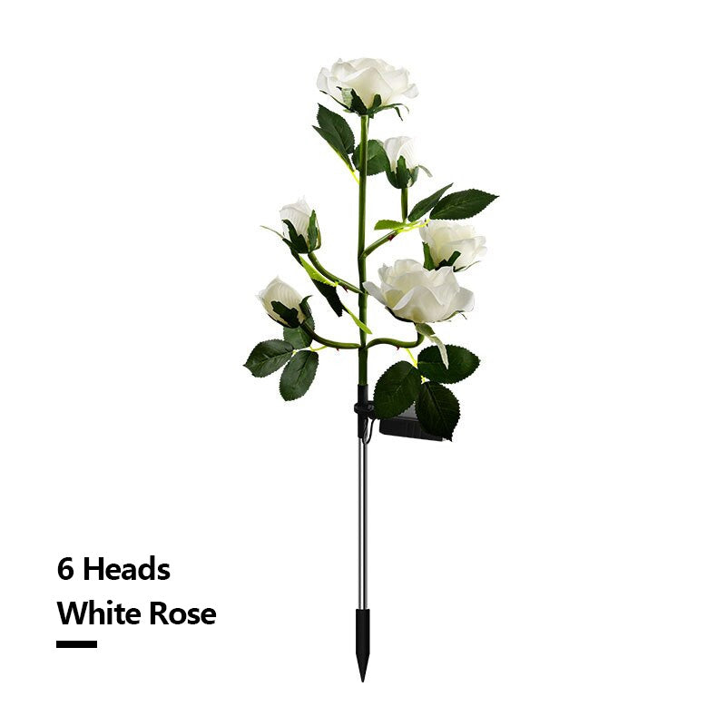 Solar Simulation Rose Flower